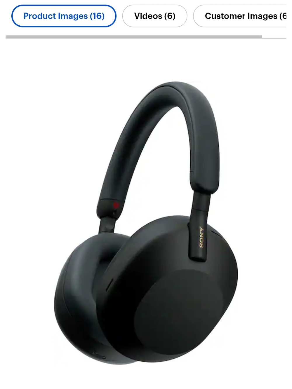 Sony Wireless Over-Ear Headphones in Black Never Used
